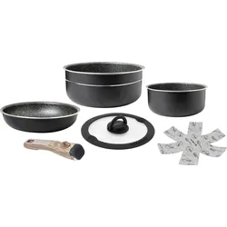 Brunner Pirate Spacemaster Topfset Aluminium inkl. Tragetasche 6-teilig Ø 22 cm