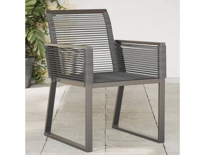 Chaises de jardin lot de 2 Noir Résine tressée siège de jardin chaise de patio chaise de salle à manger de jardin 4008113
