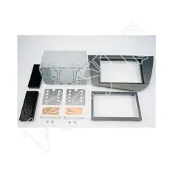 Doppel-DIN 2-DIN Radioblende Seat Leon 2008 - 2011 Autoradio Blende light sil...