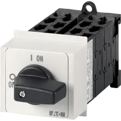 Eaton 015416 Stufenschalter, T0, 20 A, Verteilereinbau, 6 Baueinheit(en), Kontakte: 11, 30 °, rastend, mit 0-Stellung, 0-11, Abwicklungs Nr. 15249