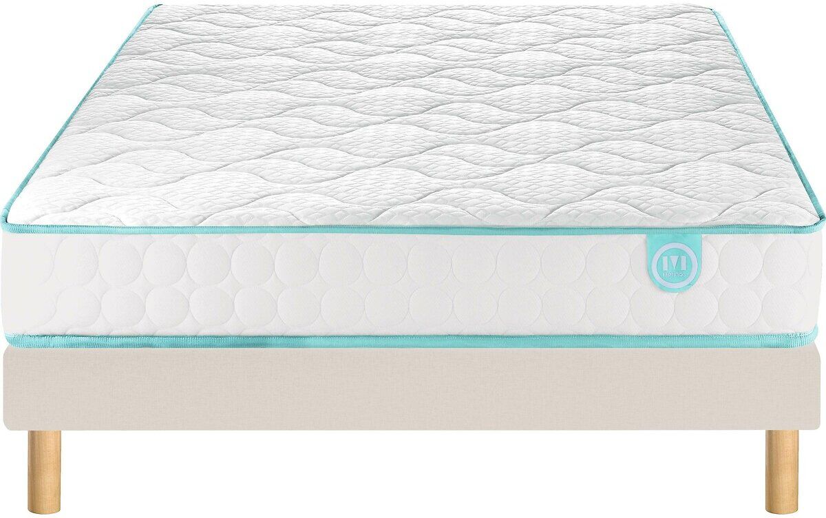 MERINOS Ens. matelas ressorts + sommier, LE TOUT TENDRE