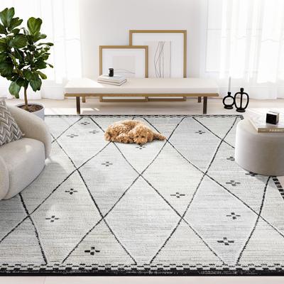 Abani Rugs Abani Viva VIV150A Cream Grey Farmhouse Area Rug