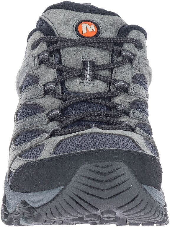 Wanderschuh MERRELL "MOAB 3", Herren, Gr. 44, grau (granite v2), Leder, Textil, Schuhe Wanderschuh, wasserdicht granite v2 44