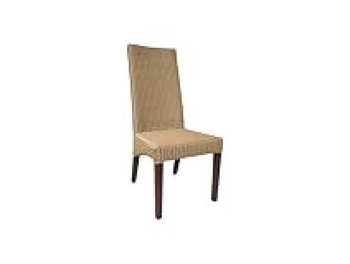 AUBRY GASPARD Chaise en Loom et Teck Simona