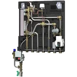Danfoss Wohnungsstation Evoflat WSS 3 E ohne Heizung, 51kW, Dämmhaube, Zirku