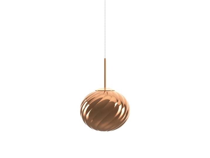 Tom Dixon Whirl Pendelleuchte Ø30 cm Kupfer