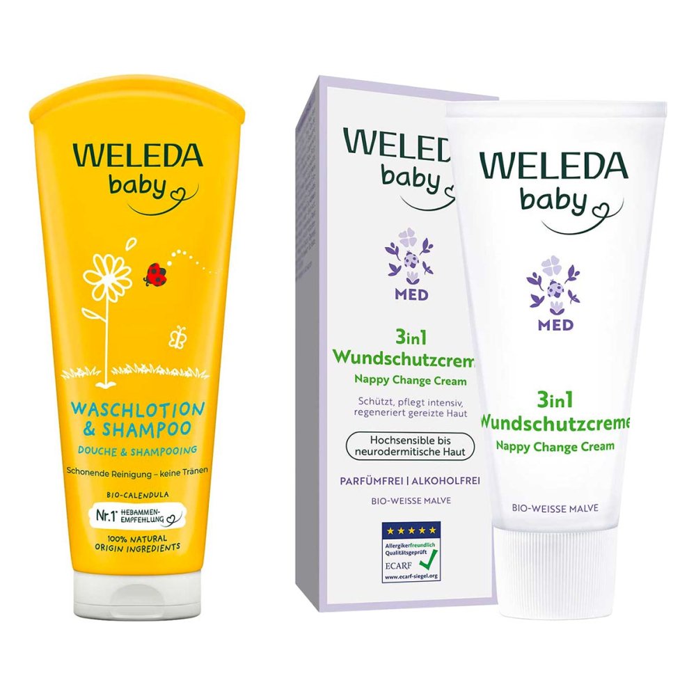 Weisse Malve Wundschutzcreme & Calendula Waschlotion 08108663