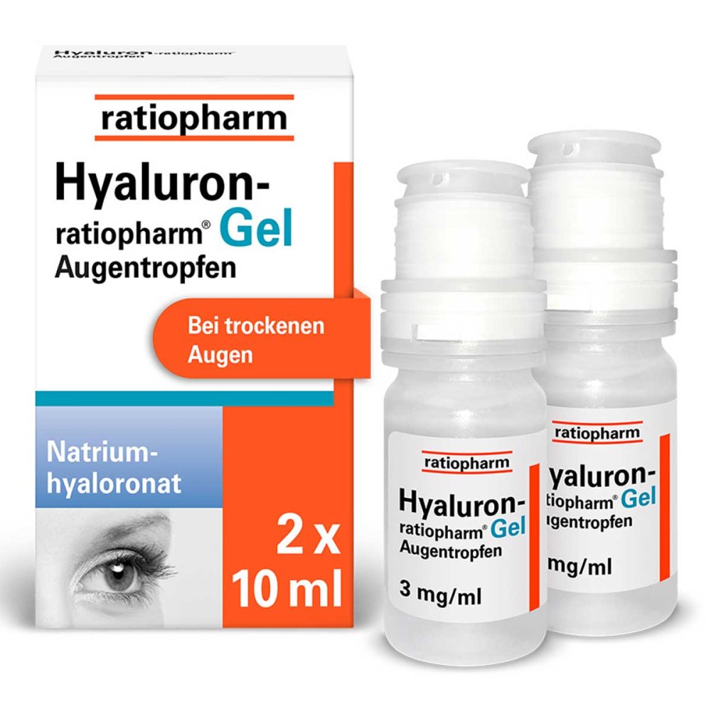 ratiopharm GmbH Hyaluron ratiopharm Gel Augentropfen 16878437