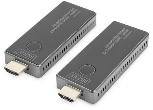 Digitus DS-55323 HDMI-Funkübertragung (Set) 30m 3840 x 2160 Pixel integrierte LED-Anzeige, mobile Variante