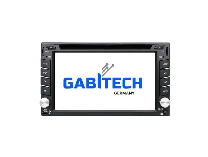 GABITECH 6.2 2 DIN Carplay Android 13 Autoradio GPS Navi BT WiFi Autoradio