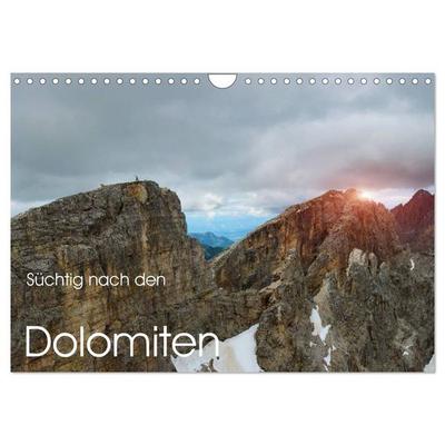 Süchtig nach den Dolomiten (Wandkalender 2027 DIN A4 quer), CALVENDO Monatskalender
