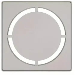 Schlüter Systems KERDI-DRAIN-STYLE Rost-Rahmen-Set Design 7 Pure Edelstahl TSBG - Strukturbeschichtet Beigegrau
