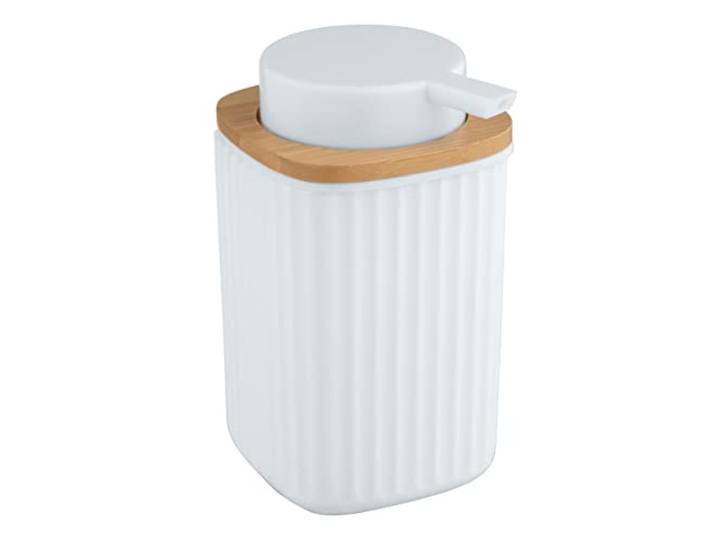 WENKO Zeepdispenser, navulbaar voor 250 ml vloeibare zeep van kunststof