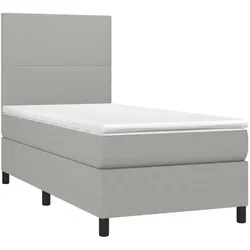 vidaXL, Boxspringbett, Bailee Plain design (200 x 200 cm)