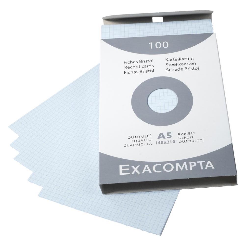 Exacompta Karteikarten (A4, 205 g/m²) (13218E)