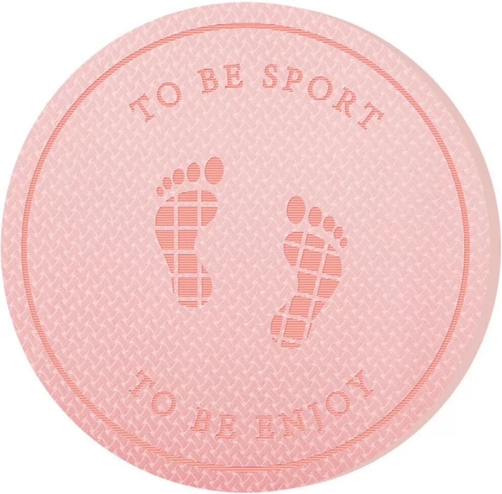INF Kabellose Springseil-Matte - TPE 15mm hohe Rückfederung, doppelseitig rutschfest, wasserdicht, stoßdämpfend, 64.00cm x Rosa