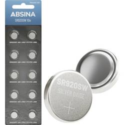 Absina Knopfzelle 371 1.55 V 10 St. Silberoxid 401043