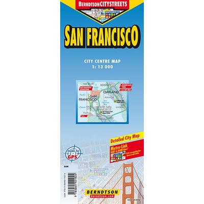 San Francisco, Karte von , Huber, 978-3-86592-102-4
