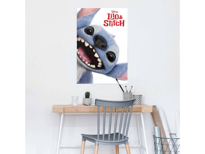 Poster REINDERS Lilo & Stitch – Live-Action-Film , blau (farbe bild(er): blau), Bilder, B/H/T: 61cm x 91,5cm x 0,1cm, 1 Stk., Papier, Poster, Kinderzimmer - Bilderdruckpapier - Film und Fernsehen - 61x91,5 cm, B:61cm H:91,5cm T:0,1cm