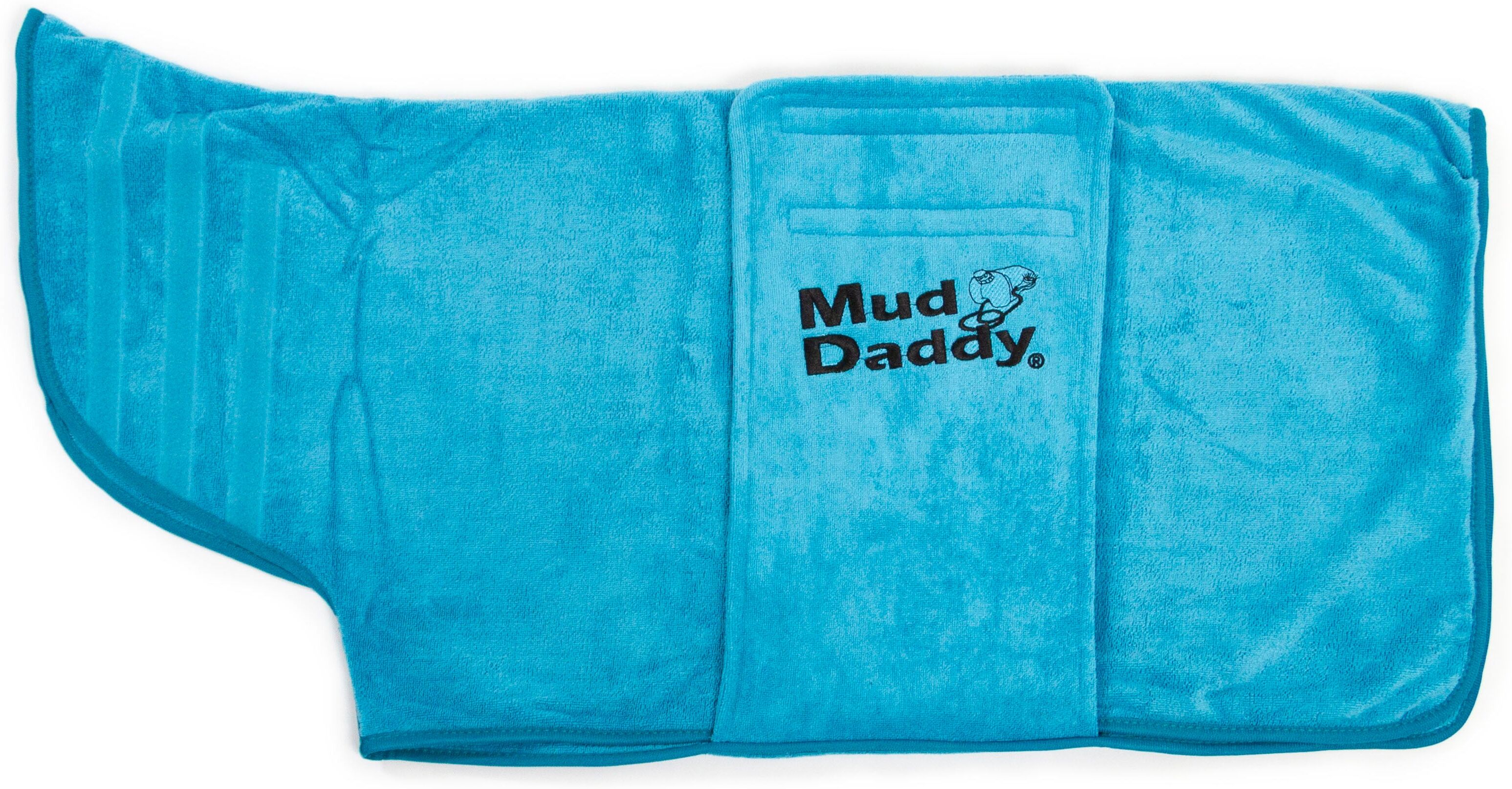 Mud Daddy   Super Absorbent Dog Drying Coat   Fast Drying Microfibre Dog Towel Robe   Lightweight Dog Towel Coat   Great For Wet And Muddy Adventures