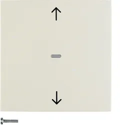 Berker 85245282 KNX-Funk Jalousie-Taste quicklink S.1 weiß, glänzend