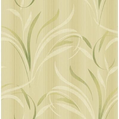 Seabrook Designs Foxtail Leaves Unpasted Wallpaper