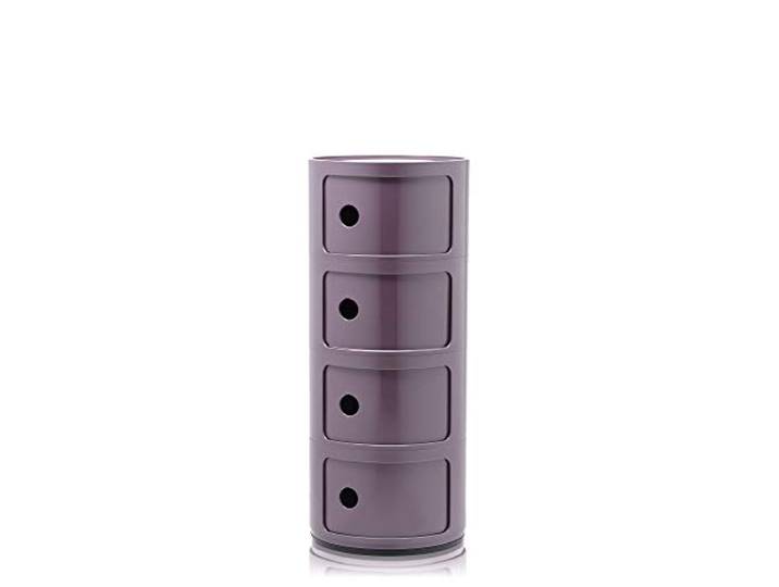 Kartell Componibili\, Conteneur 4 éléments\, Violet\, Base Ronde