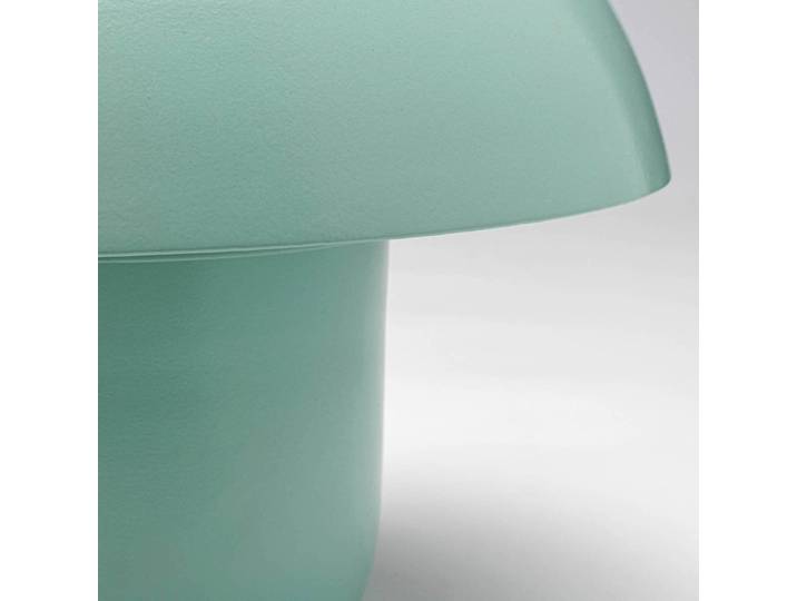 KARE Fensterbank Tischlampe Mushroom, grün, für Wohn- / Esszimmer, Metall, Vintage, Tischlampe