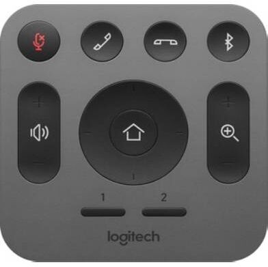 Logitech - Télécommande pour MeetUp Contrôlez votre système de vidéoconférence à distance facilement