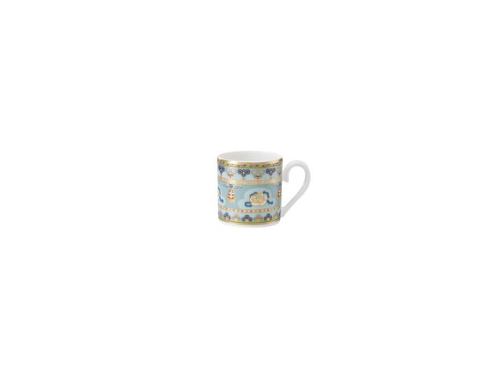 Espressotasse VILLEROY & BOCH Espressotasse Samarkand Aquamarin 50 ml bunt , bunt, 1 tlg., Porzellan, Trinkgefäße, Espressotasse