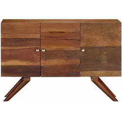 vidaXL Sideboard Altholz Massiv Braun 110x30x75 cm