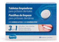 Senti-2 Cleaning Tablets for Dental Prostheses 30 Units