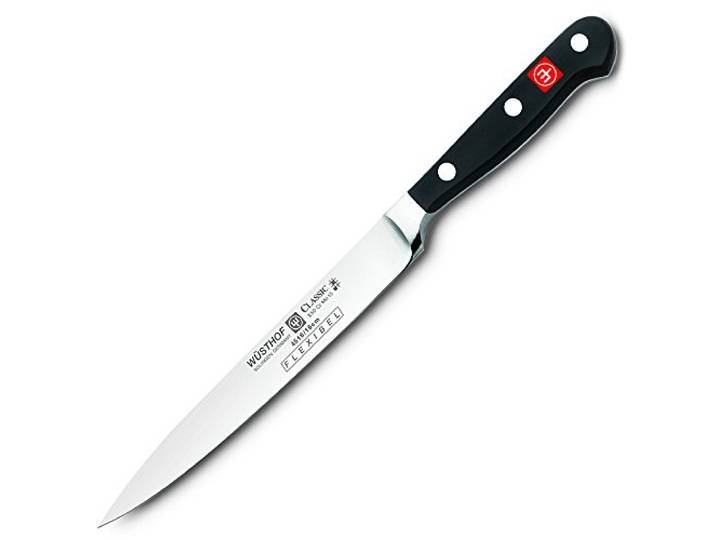 Wüsthof Fischfiliermesser, Classic (4518-7/16), 16 cm Klingenlänge, geschmiedet, rostfreier Edelstahl, scharfes Küchenmesser mit biegsamer Klinge