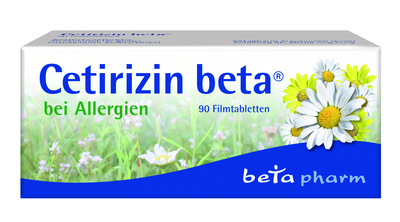 betapharm Arzneimittel GmbH CETIRIZIN beta Filmtabletten 90 St 15785277