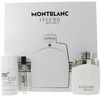 Mont Blanc Legend Spirit 3 Pc Gift Set Standard Eau De Toilette for Men