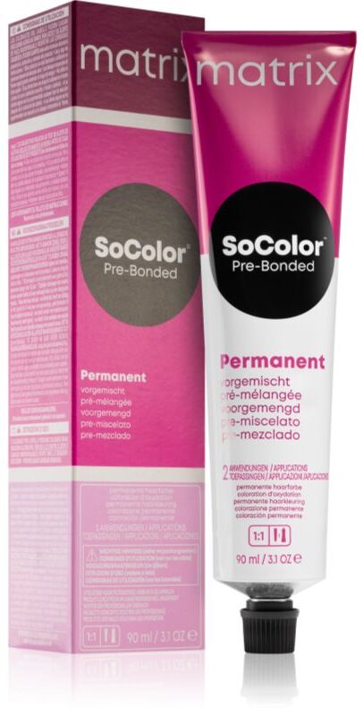 Matrix SoColor Pre-Bonded Blended Permanent-Haarfarbe Farbton 8P Licht Blond Pearl 90 ml