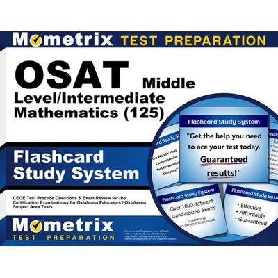 OSAT Middle Level/Intermediate Mathematics (125) Flashcard Study System, Nonbook von , Mometrix Media Llc, 978-1-5167-0995-3