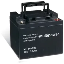 Powery Bleiakku (multipower) für Elektrorollstuhl Meyra Ortopedia Cityliner 410+ zyklenfest