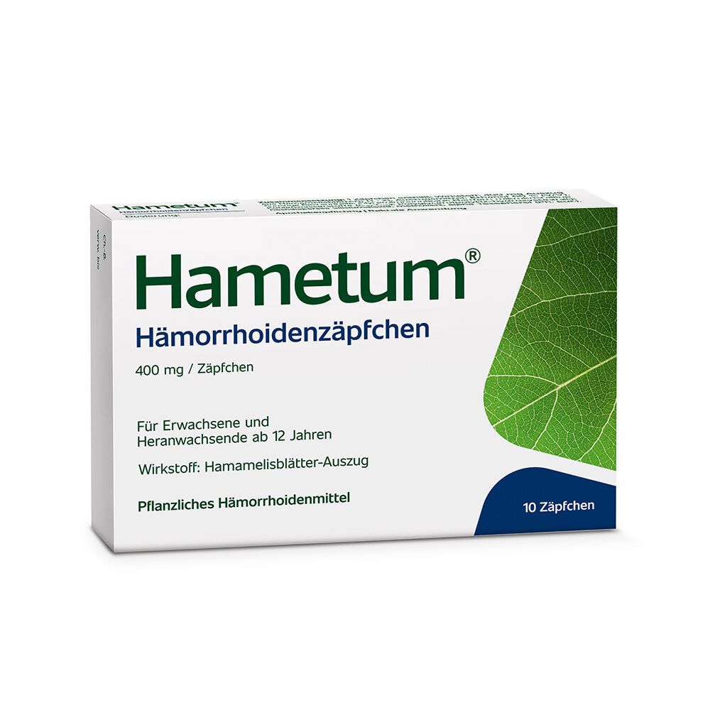 Hametum Hämorrhoiden Zäpfchen 10 St Suppositorien