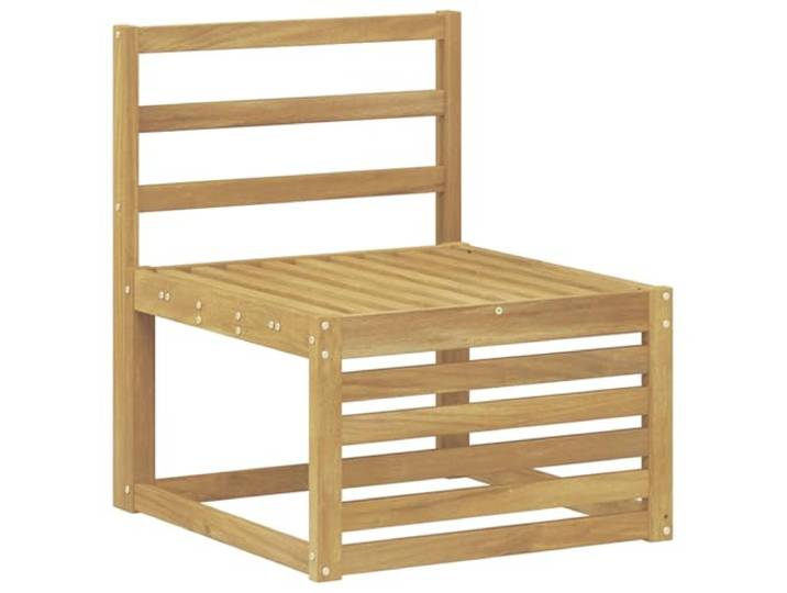 KTHLBRH Sofaset aus massivem Akazienholz für den Außenbereich Modulares Design, wetterfest, pflegeleicht, 110 kg pro Stuhl