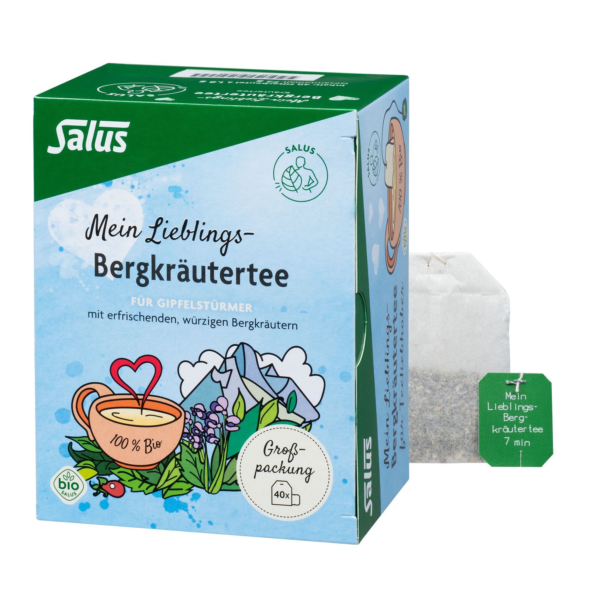 Mein LIEBLINGS-Bergkräuter-Tee Bio Salus Fbtl. 40 St Filterbeutel