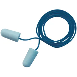 3M E-A-R Soft, mit Kordel, metall-detektierbar, paarweise in Polybeutel, SNR = 36 dB, ES01011A