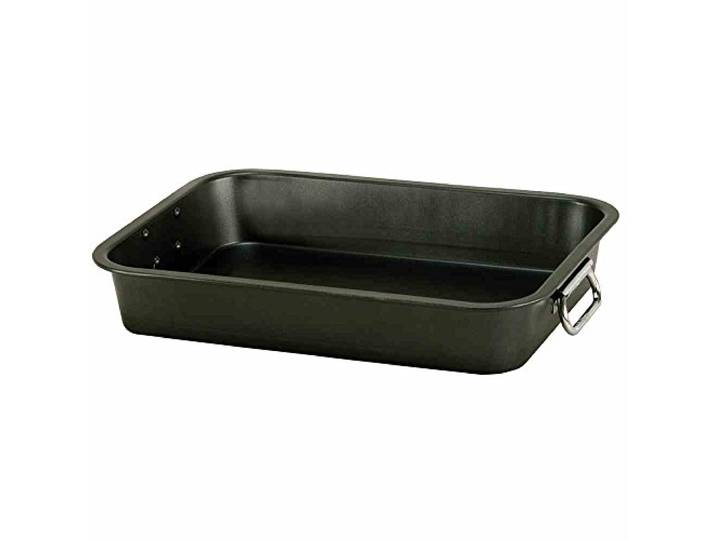 Krüger Karl Grill- und Auflaufform CARBON 32 cm mit Antihaftbeschichtung, 32 x 24 x 6,5 cm
