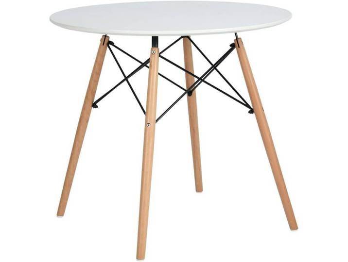 Petite Table De Salle À Manger De Cuisine Petite Table De Cuisine Pour Cuisine Salle À Manger Salon Et Bureau Blanc 80X80X74 Cm