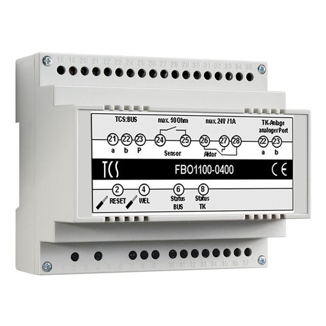 TCS FBO1110-0400 Interface TKI bis zu 64Rufziele 16st Rufnummer Hutschiene 6TE (FBO1110-0400)