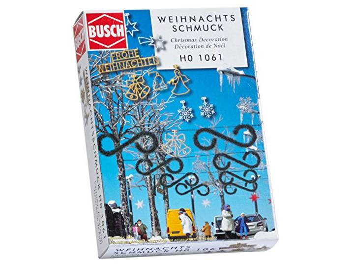 Busch 1061 - kerstversiering, voertuig