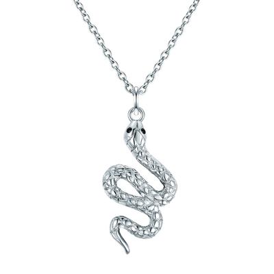 Kette mit Anhänger EASTSIDE "ES465", silber, Halsketten, Damen, 40,0cm Basiskette + 5,0cm Verlängerung, Edelstahl, aus Edelstahl