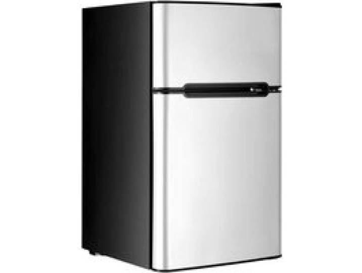 RELAX4LIFE Frigo Réfrigérateur Rétro 90L Double Porte Congélateur 27L Refroidissement 0℃ à 10℃ Température de Congélateur