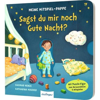 Meine Mitspiel-Pappe: Sagst du mir noch Gute Nacht?, Gebundene Ausgabe von Katharina Mauder, Esslinger in der Thienemann-Esslinger Verlag GmbH,