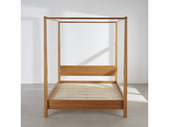 Himmelbett mit Lattenrost, Liegefläche 160 x 200 cm